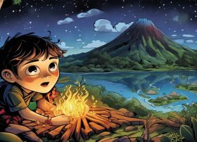 火山的故事儿童收听、火山爆发故事在线收听