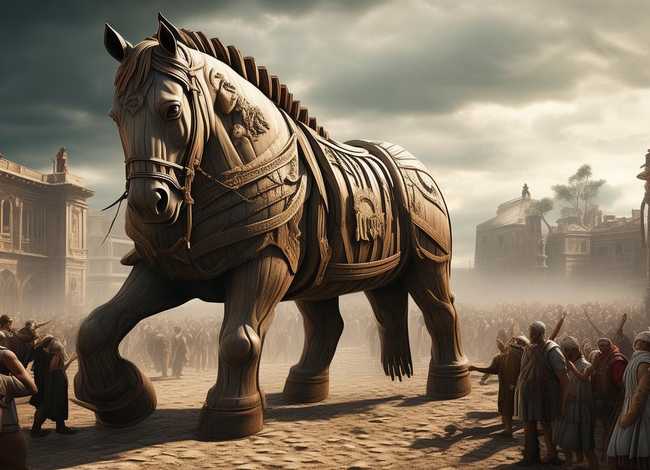 特洛伊木马的神话故事；特洛伊木马的神话故事是什么