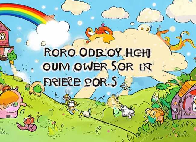 儿童故事文字版带插画 - 儿童故事插画带字