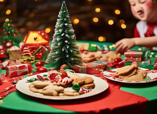 圣诞儿童餐图片 - 圣诞节儿童餐图片