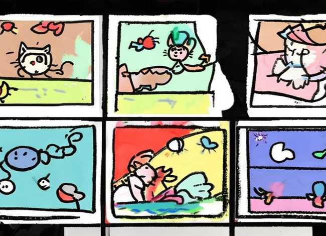 手绘简单漫画小故事六篇、手绘简单漫画小故事六篇图片