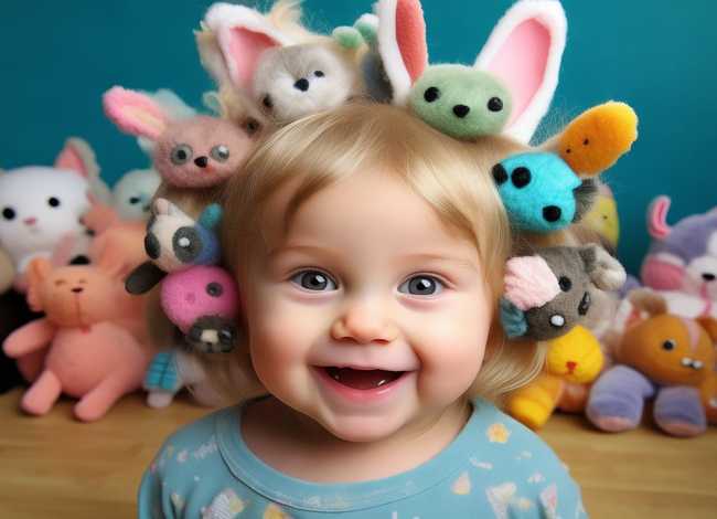 动物发型儿童编发；动物发型儿童编发教程