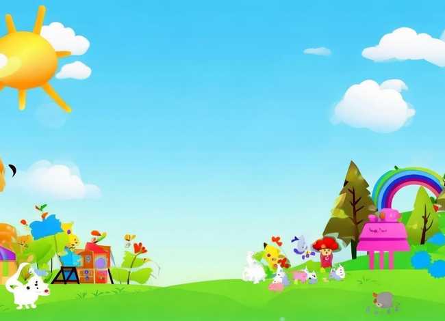 适合儿童的ppt背景图片免费（儿童ppt背景图片模板）