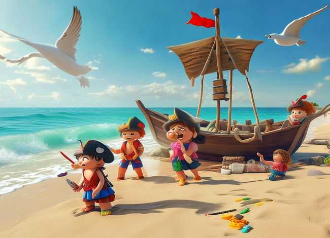 海盗故事儿童 - 关于海盗的幼儿故事