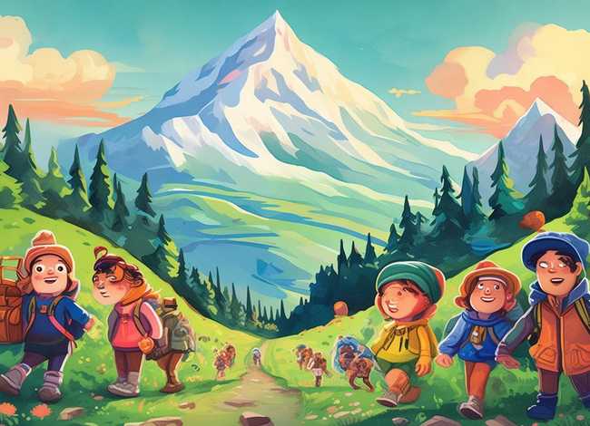 爬山的绘本故事；关于爬山的绘本故事