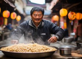 王海新牛肉面的故事；王海和兰州方言说牛肉面