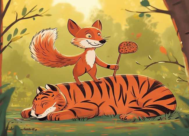 狐假虎威儿童故事 狐假虎威的幼儿故事