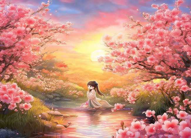 关于桃花的绘本故事 - 关于桃花的绘本故事图片