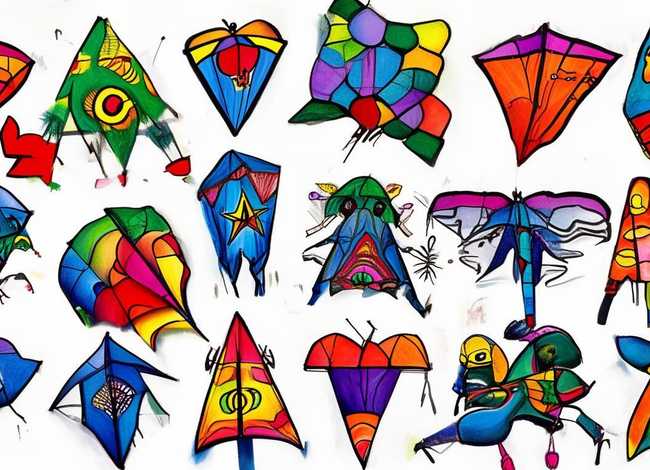 儿童风筝简笔画图片大全 - 儿童风筝简笔画图片大全大图