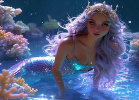 海底美人鱼故事 - 海底美人鱼的故事