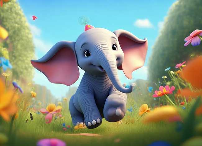 儿童故事可爱的小象（儿歌可爱的小象视频）