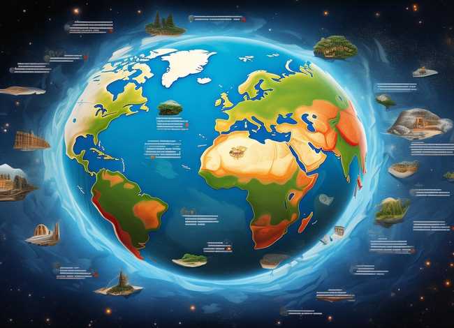 地球的故事ppt模板，地球的故事板书设计