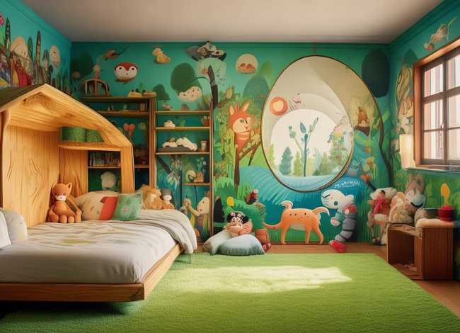 动物主题儿童房（动物主题儿童房设计图）