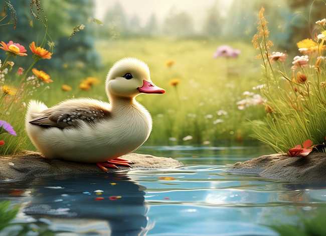 儿童版丑小鸭故事正版、幼儿版丑小鸭的故事