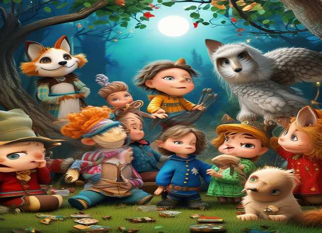 儿童动物童话的画 儿童动物童话的画怎么画