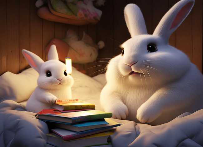 睡前故事大白兔、大白兔和小白兔睡前故事 睡前故事大白兔、大白兔和小白兔睡前故事