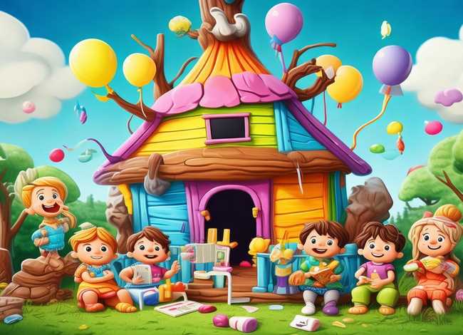 六一儿童节故事绘画；六一儿童节童话故事绘画简单好看