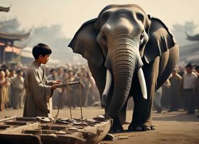 曹冲称象的故事简短版，曹冲称象的故事简短版视频