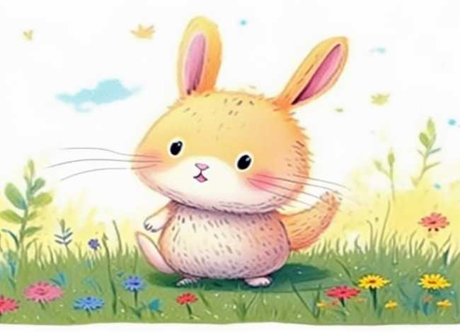 儿童画小兔子图片 儿童画小兔子图片简单