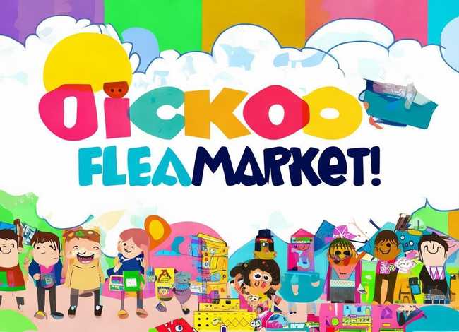 儿童跳蚤市场海报素材 儿童跳蚤市场宣传海报图片素材