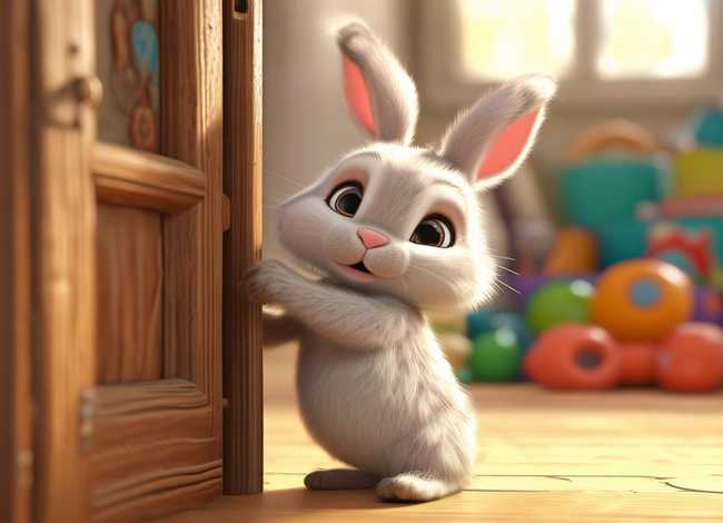 小兔乖乖把门开开儿童故事（儿童歌曲小兔乖乖把门打开）