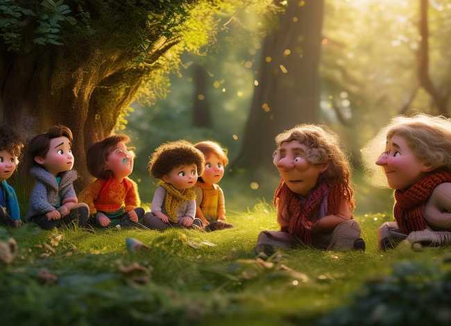 儿童小故事图片配图；儿童小故事图片