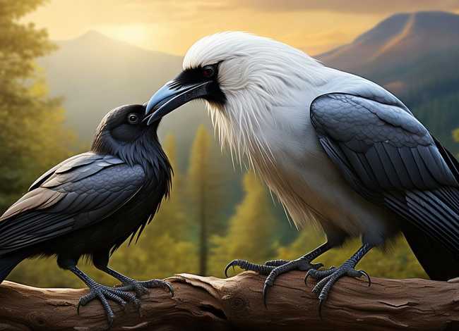 乌鸦反哺的故事的寓意，乌鸦反哺的故事、寓意