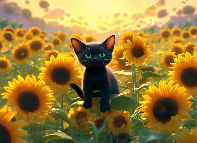 儿童故事太阳花的故事；猫小帅太阳花的故事