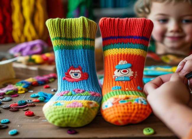 少儿故事袜子、少儿故事袜子怎么做