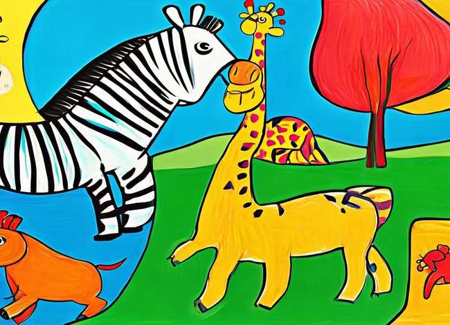 儿童关于动物的画、关于动物的画儿童简单绘画