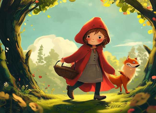 儿童小红帽故事真人版；小红帽少儿故事