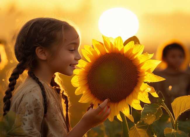 儿童睡前故事金色太阳花，金色太阳花民间故事