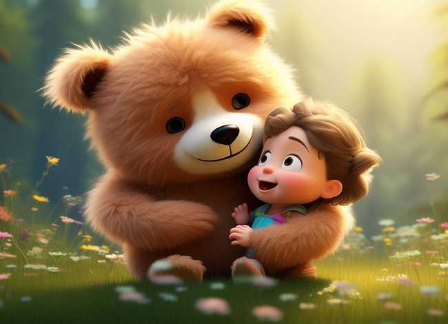 小熊抱抱儿童故事 - 小熊抱抱的故事