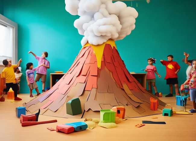 火山爆发的儿童故事，火山爆发故事幼儿园