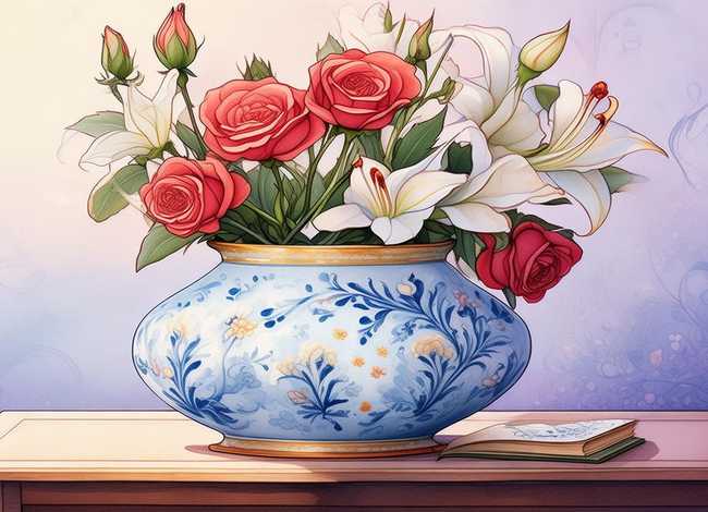 花瓶 故事、关于花瓶与花的绘本故事 花瓶 故事、关于花瓶与花的绘本故事