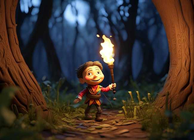 木偶奇遇记绘本故事；木偶奇遇记绘本故事举火把