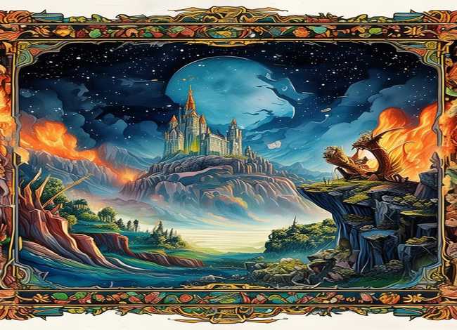 传奇故事手抄报，传奇故事手抄报怎么画