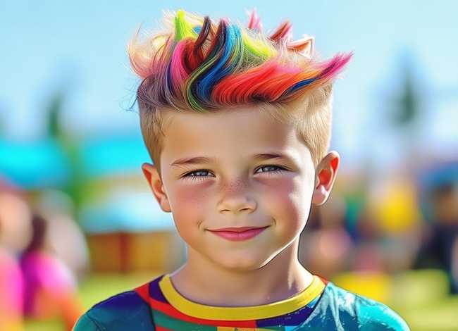 幼儿时尚发型男孩 幼儿时尚发型男孩图片大全