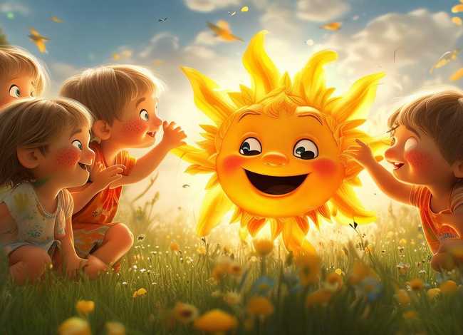 儿童故事太阳收听；太阳的小故事幼儿