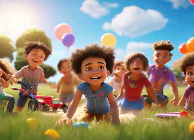 关于快乐童年的故事简短；关于快乐童年的语句