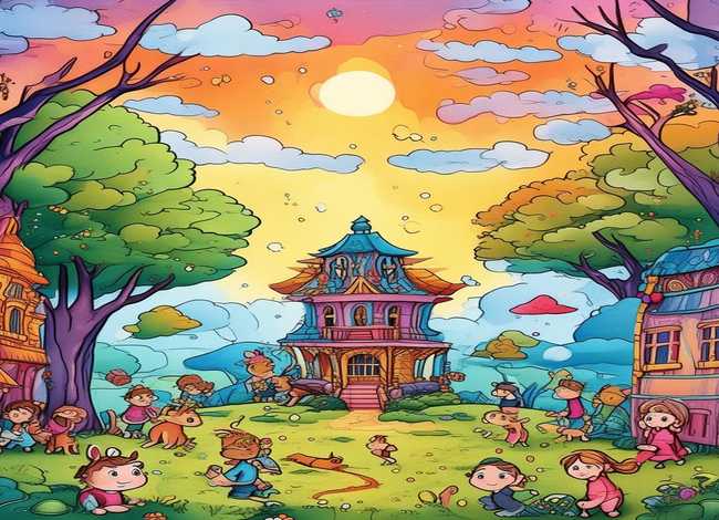 儿童故事加图片；儿童故事配图图片大全