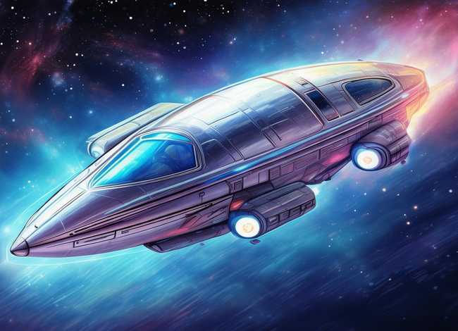 宇宙飞船故事 - 宇宙飞船的绘本故事