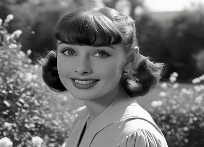 奥黛丽赫本儿童图片，奥黛丽赫本图片奥黛