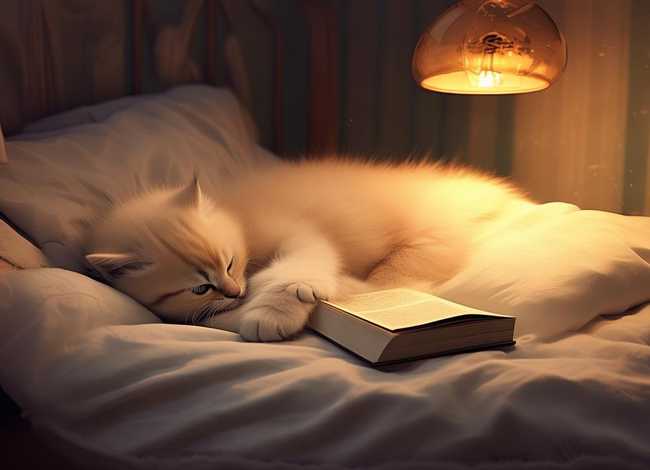 小猫睡前故事文字版；小猫睡前故事文字版图片