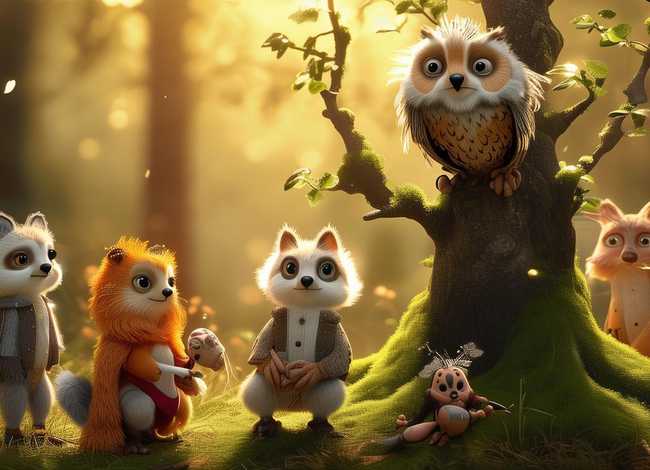 寓言故事为主题的画（寓言故事为主题的画画图片）