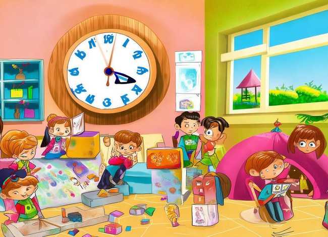 幼儿园时间的故事；幼儿园时间的故事绘本教案