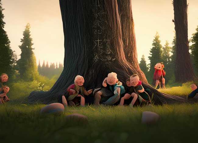 儿童传说故事 - 幼儿年的传说故事