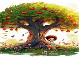 苹果树的故事绘本；给学生读绘本苹果树的故事