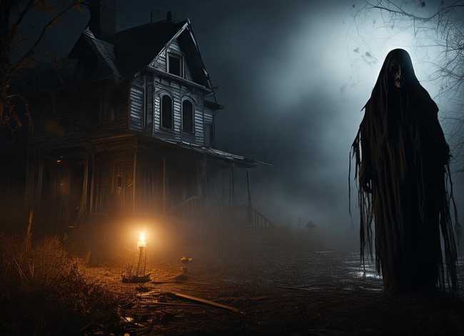 万圣节鬼故事吓人文字；万圣节鬼故事吓人文字图片