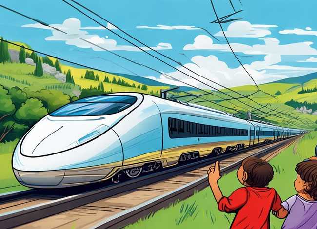 关于高铁的绘本故事 关于高铁的绘本故事图片